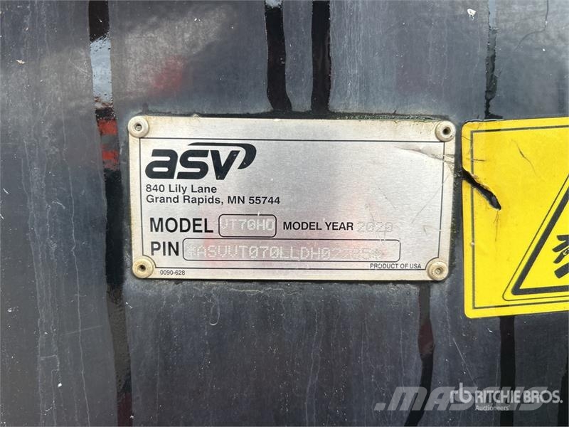 ASV VT70HO Two-Speed Compact Track Loader Kompaktrakodók