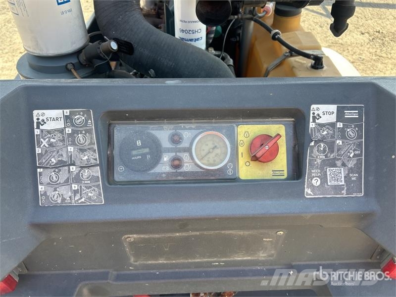 Atlas Copco 130 CFM 123 cfm Mobile Air Compressor Compressors
