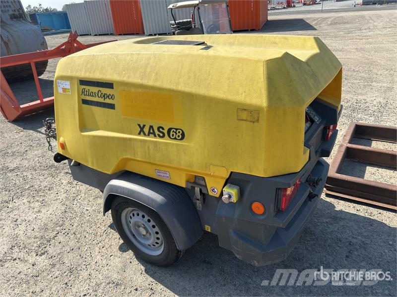 Atlas Copco 130 CFM 123 cfm Mobile Air Compressor Compressors