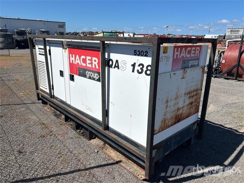 Atlas Copco QAS138PD 125 kVA Skid-Mounted Generator Set (Inope Naftové generátory