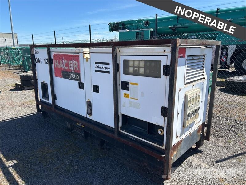 Atlas Copco QAS138PD 125 kVA Skid-Mounted Generator Set (Inope Diesel Generators