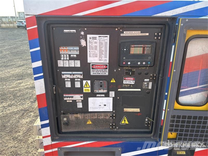 Atlas Copco QES 105 100 kVA Skid-Mounted Generator Set Diesel Generatoren
