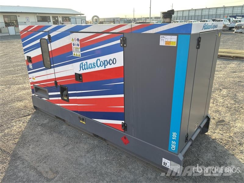 Atlas Copco QES 105 100 kVA Skid-Mounted Generator Set Diesel Generatoren