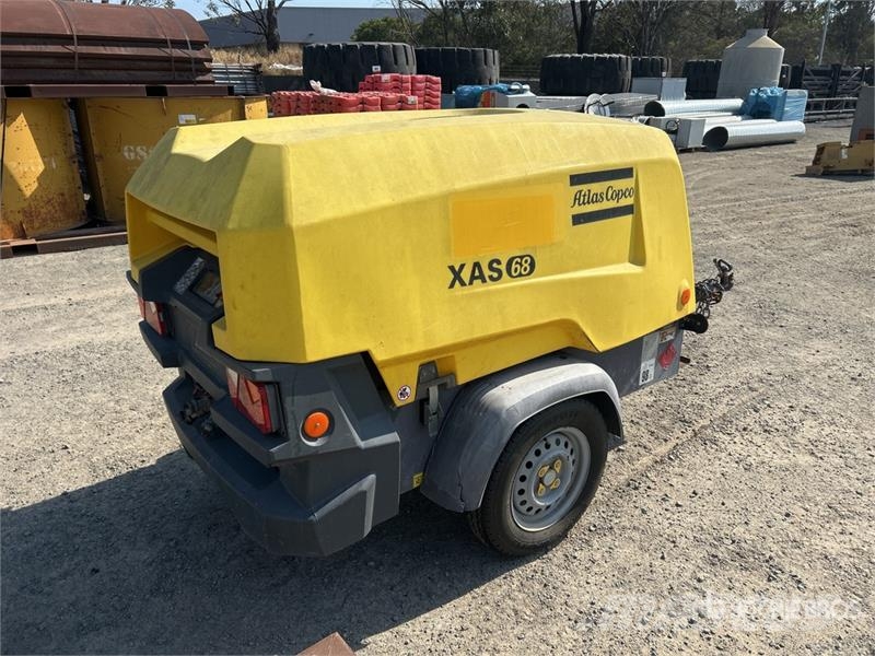 Atlas Copco XAS68 123 cfm Mobile Air Compressor Compressors