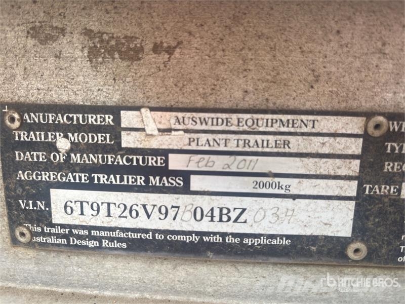  Auswide Equipment 2.1 m T/A Gooseneck Utility Trai 其他拖车