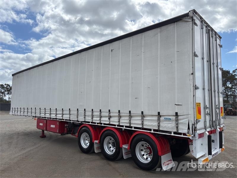  Barker 13.4 m Tri/A Curtain Side Trailer Curtainsider trailers