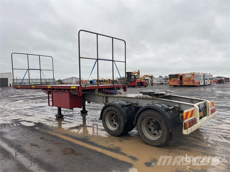 Barker 6 m Bogie/A B-Double Lead Flatbed Trailer Valníky