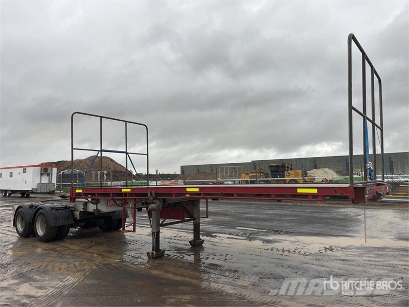 Barker 6 m Bogie/A B-Double Lead Flatbed Trailer Valníky