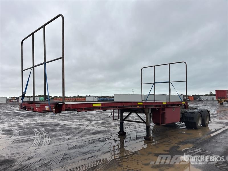 Barker 6 m Bogie/A B-Double Lead Flatbed Trailer Valníky