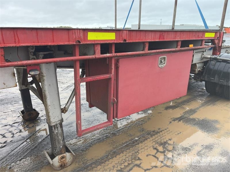 Barker 6 m Bogie/A B-Double Lead Flatbed Trailer Valníky