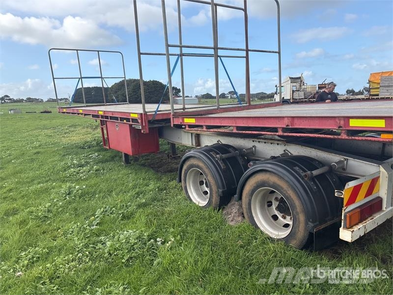 Barker 6 m Bogie/A Flatbed Trailer Valníky