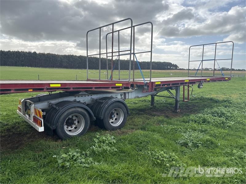 Barker 6 m Bogie/A Flatbed Trailer Valníky