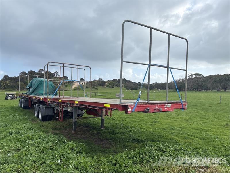 Barker 6 m Bogie/A Flatbed Trailer Valníky