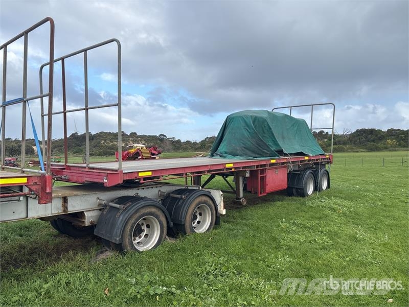 Barker 8.6 m Bogie/A Flatbed Trailer Valníky