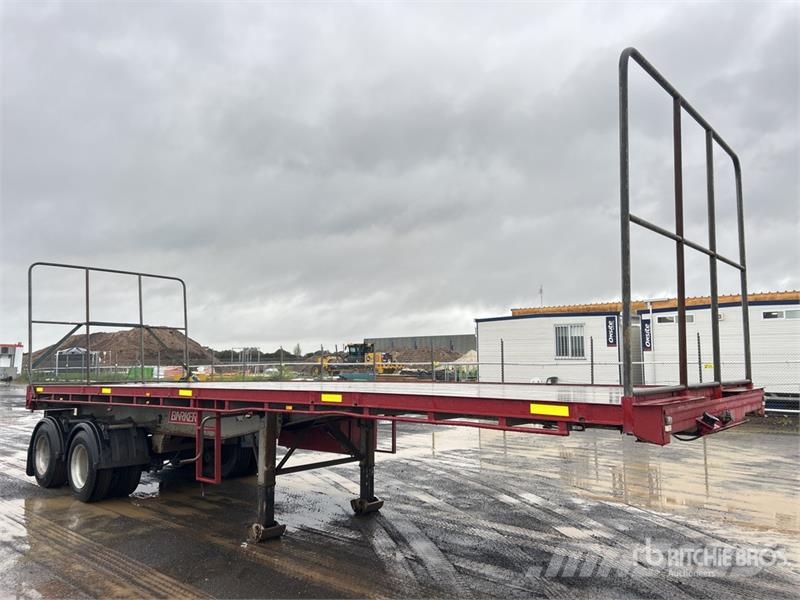  Barker 8.6 m Bogie/A Flatbed Trailer Valníky