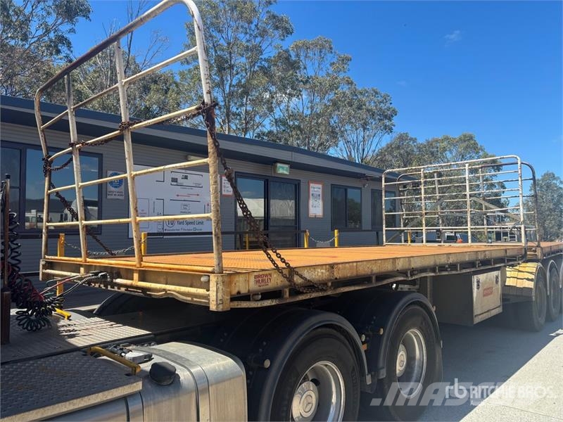 Barker Tri/A B-Double Lead Flatbed Trailer Flatbed/Dropside trailers
