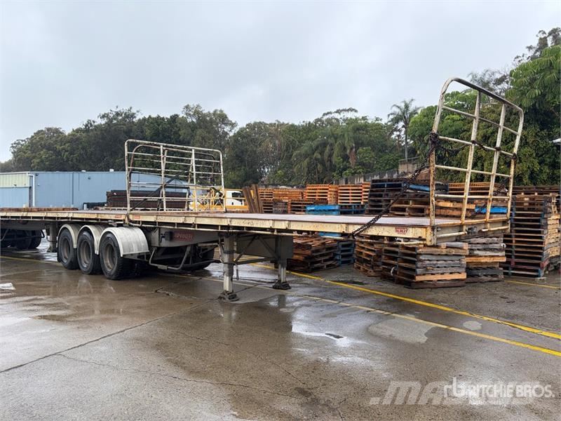  Barker Tri/A B-Double Lead Flatbed Trailer مقطوروات مسطحة/مفصلية الجوانب