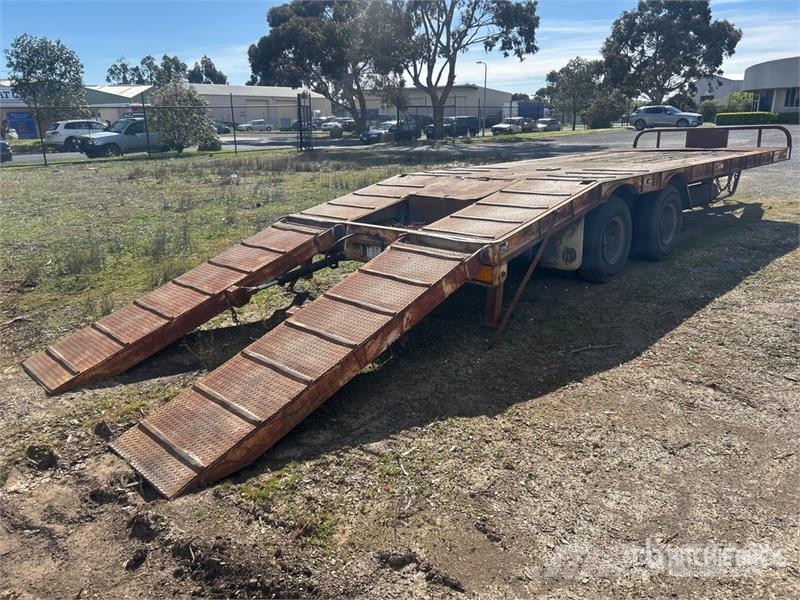 Beavertail 7.6 m Bogie/A Equipment Trailer Prívesy na prepravu automobilov