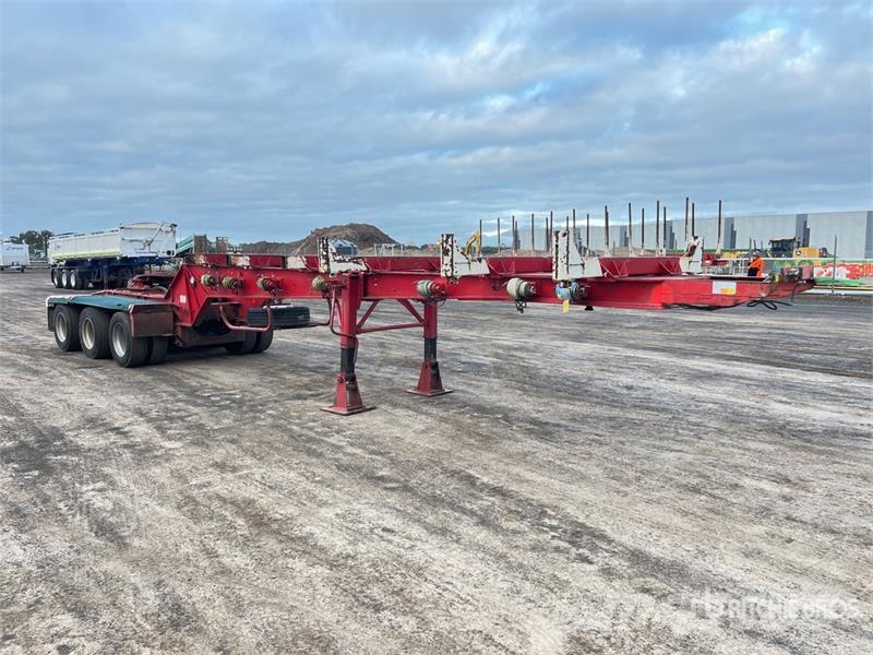  Blackwood 7.4 m Tri/A B-Double Lead Log Trailer Rimorchi trasporto legname