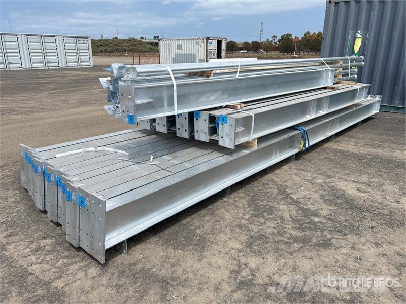 BLUESEA 50 ft x 100 ft x 18 ft Steel Frame Only St Konstrukcje stalowe