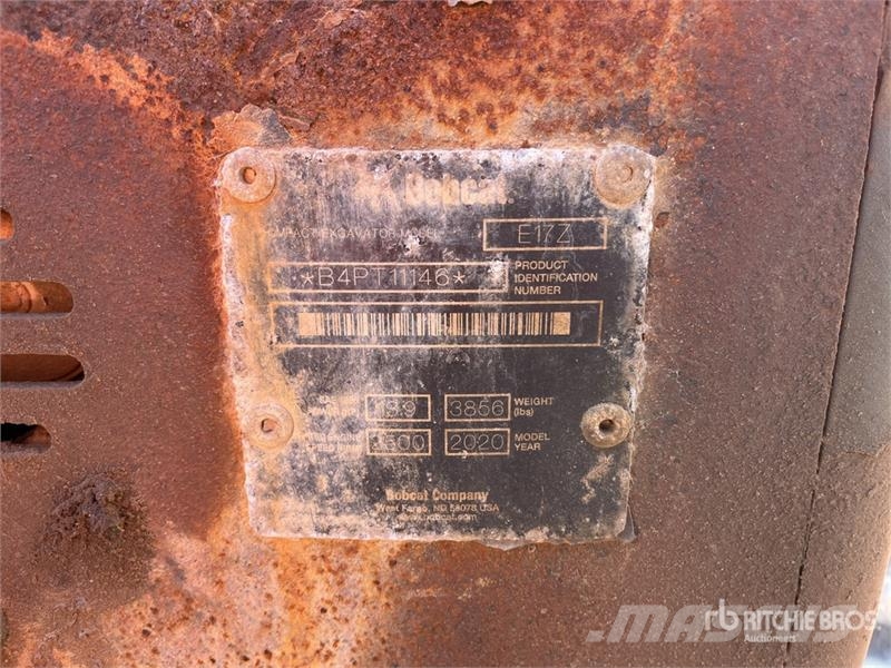 Bobcat E17Z Tracked Excavator (Inoperable) Crawler excavators