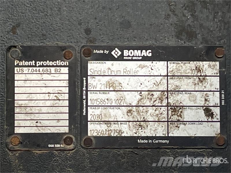 Bomag BW211PD-5 Enkelt tromle