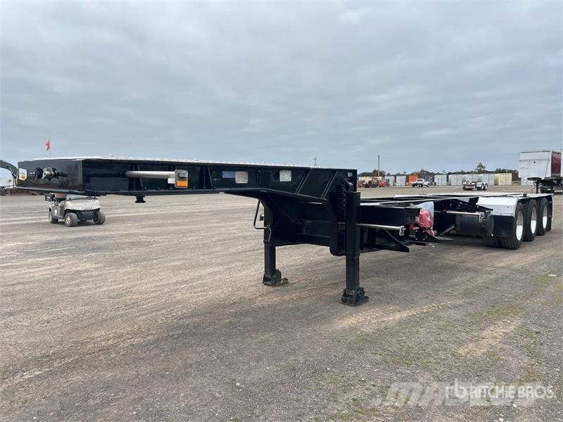 Boomer 12 m Tri/A Step Deck Container Trailer Konteinerveohaagised
