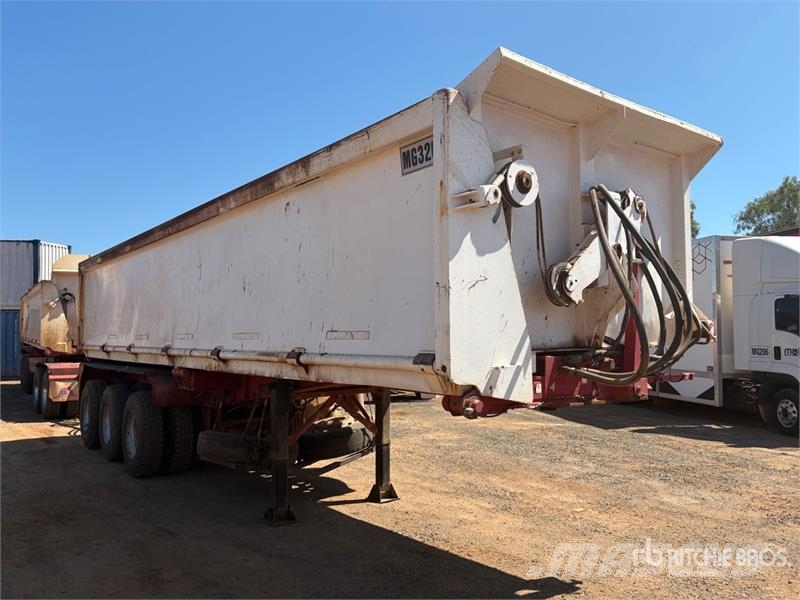 BOOMERANG ENGINEERING Tri/A Side Dump Trailer Tipphengere