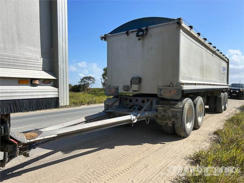 BTE 7.8 m Quad Dog End Dump Trailer Самосвальные прицепы