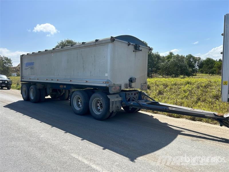 BTE 7.8 m Quad Dog End Dump Trailer Самосвальные прицепы