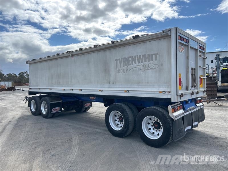 BTE 8.2 m Quad Dog End Dump Trailer Damperli römorklari