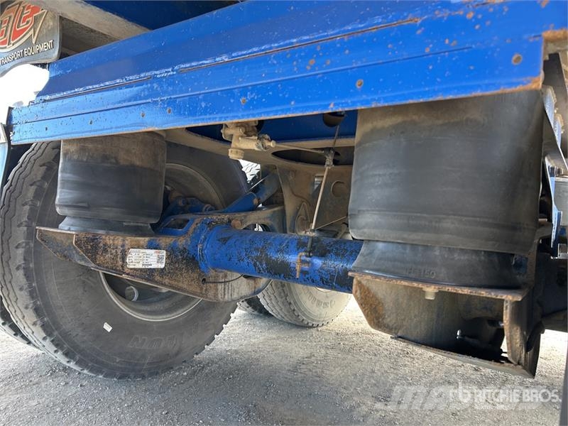  BTE 8.2 m Quad Dog End Dump Trailer Damperli römorklari