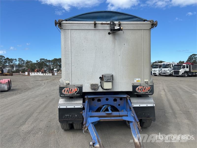 BTE 8.2 m Quad Dog End Dump Trailer Damperli römorklari