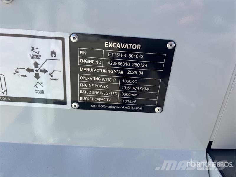BTTL 15 Mini Excavator (Unused) Mini excavators < 7t (Mini diggers)