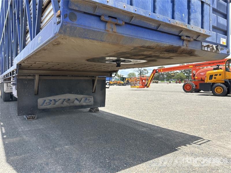 Byrne 12.3 m Tri/A Livestock Trailer Prikolice za prijevoz stoke