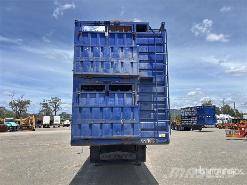 Byrne 12.3 m Tri/A Livestock Trailer Prikolice za prijevoz stoke