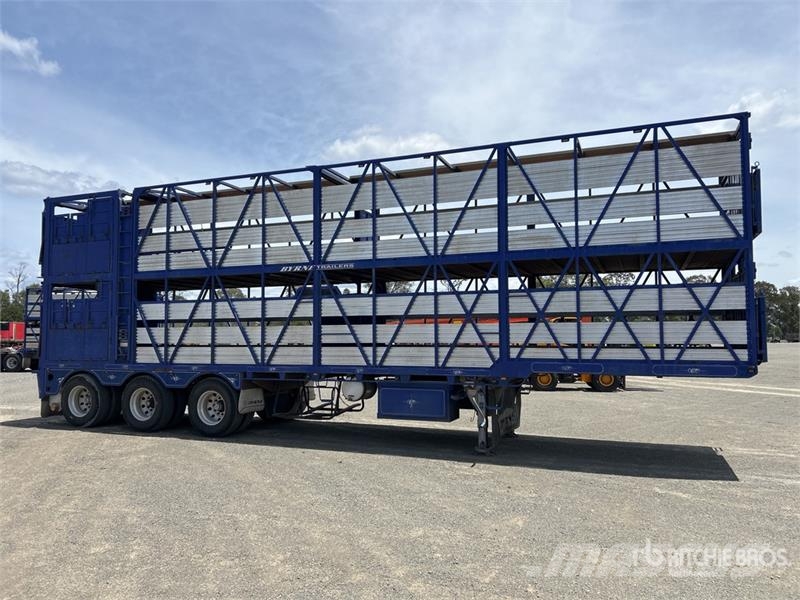 Byrne 12.3 m Tri/A Livestock Trailer Prikolice za prijevoz stoke