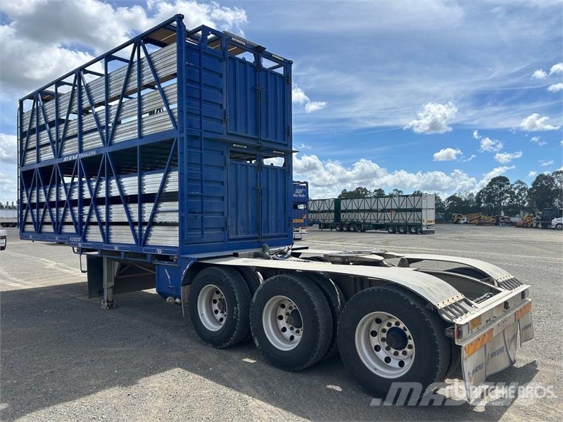  Byrne 6.3 m Tri/A B-Double Lead Livestock Trailer Prikolice za prijevoz stoke