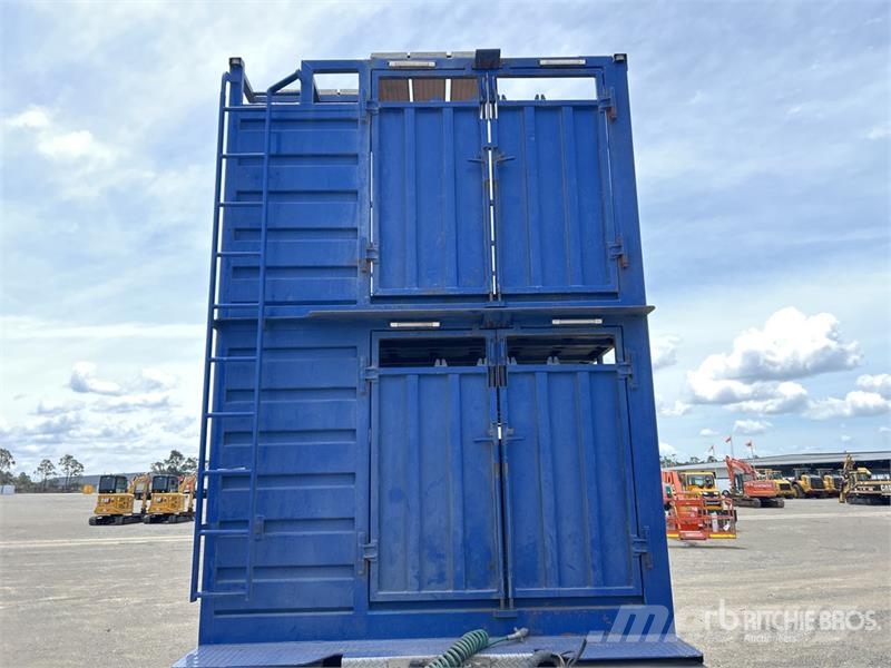  Byrne 6.3 m Tri/A B-Double Lead Livestock Trailer Prikolice za prijevoz stoke