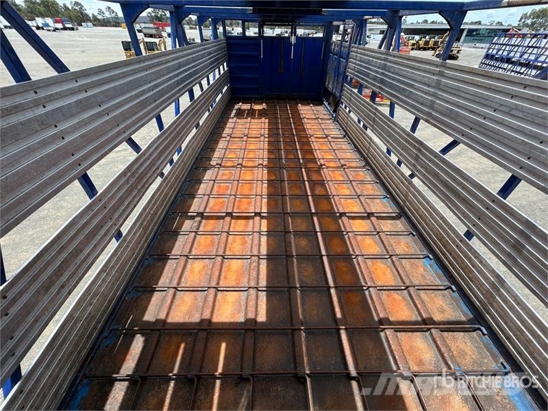  Byrne 6.3 m Tri/A B-Double Lead Livestock Trailer Prikolice za prijevoz stoke