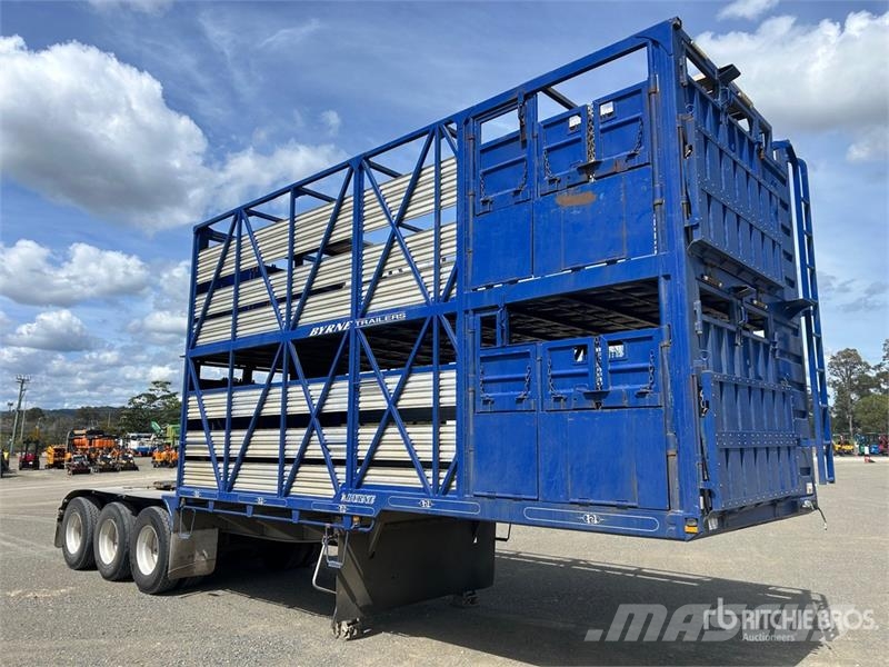  Byrne 6.3 m Tri/A B-Double Lead Livestock Trailer Prikolice za prijevoz stoke