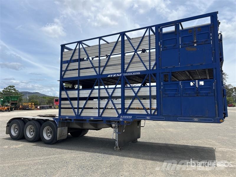  Byrne 6.3 m Tri/A B-Double Lead Livestock Trailer Prikolice za prijevoz stoke