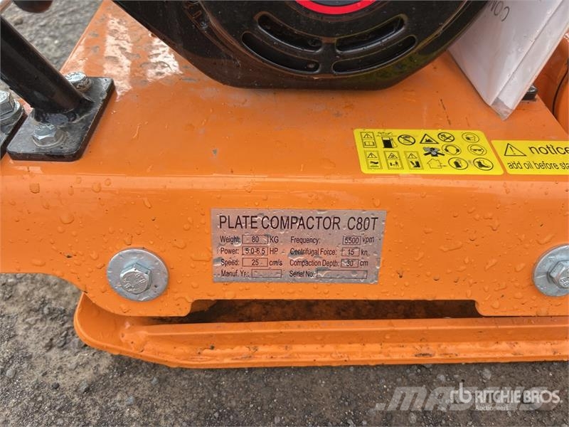 C80T Vibratory Plate Compactor (Unused) Plate compactors
