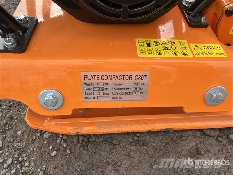 C80T Vibratory Plate Compactor (Unused) Plate compactors