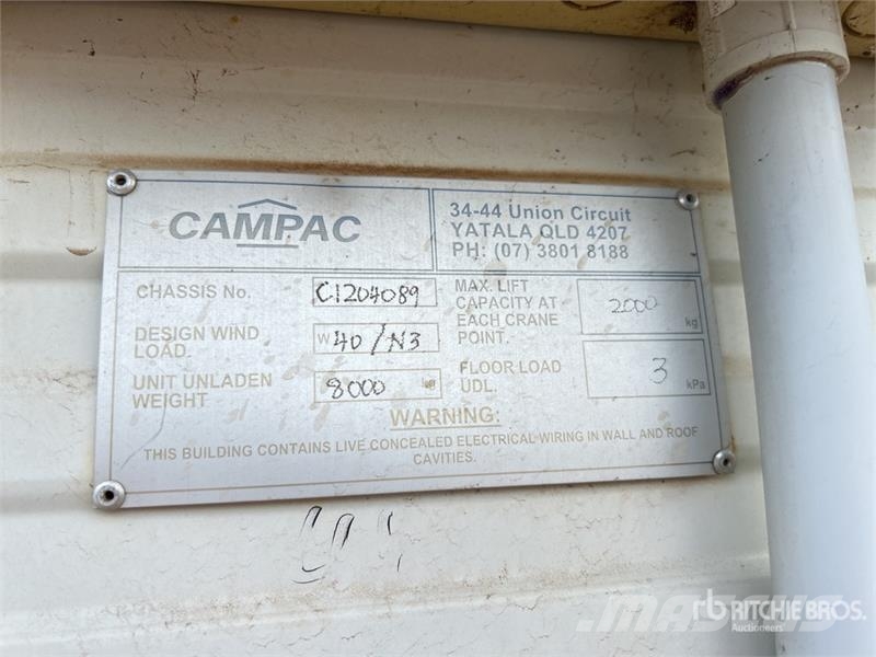 Campac 14.4 m x 3.3 m Skid-Mounted Accommodation Інші причепи
