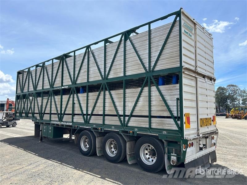 Cannon 12.3 m Tri/A Livestock Trailer Prikolice za prijevoz stoke