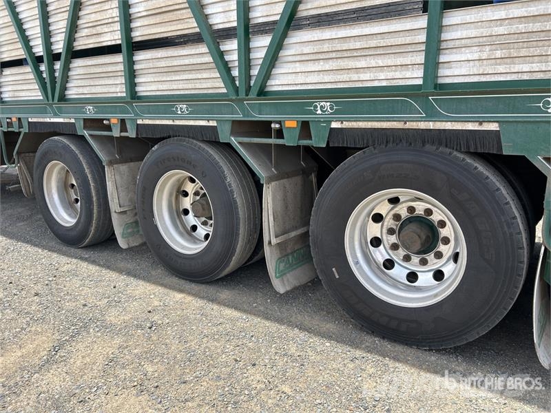 Cannon 12.3 m Tri/A Livestock Trailer Prikolice za prijevoz stoke