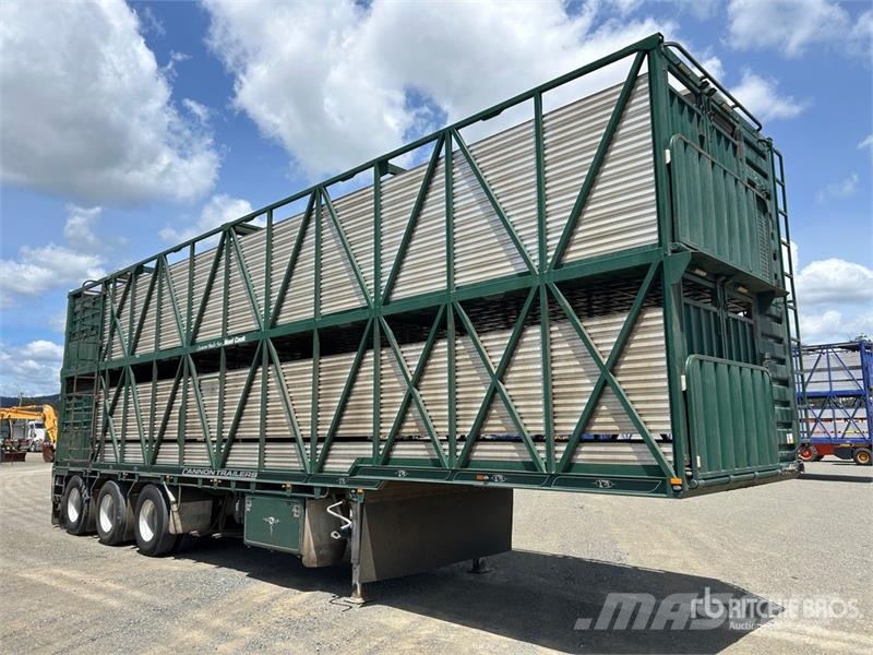 Cannon 12.3 m Tri/A Livestock Trailer Prikolice za prijevoz stoke