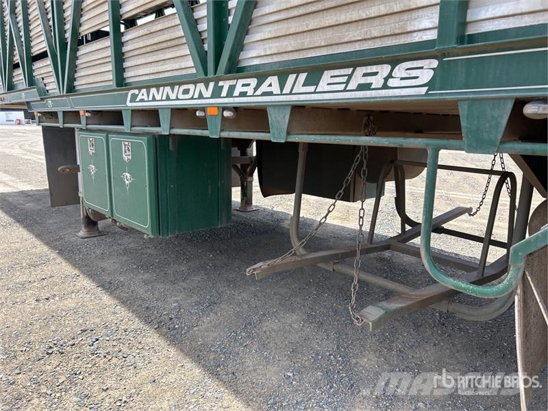 Cannon 12.3 m Tri/A Livestock Trailer Prikolice za prijevoz stoke