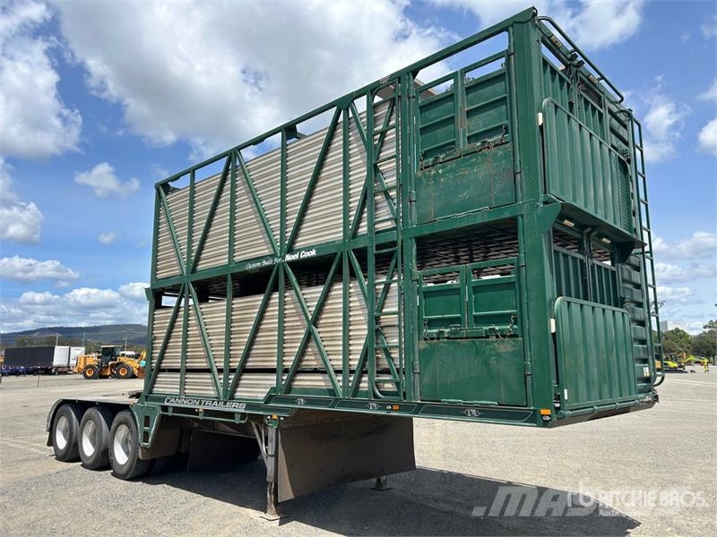 Cannon 6.2 m Tri/A B-Double Lead Livestock Trailer Prikolice za prijevoz stoke